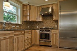 Kitchen remodel with custom cabinets