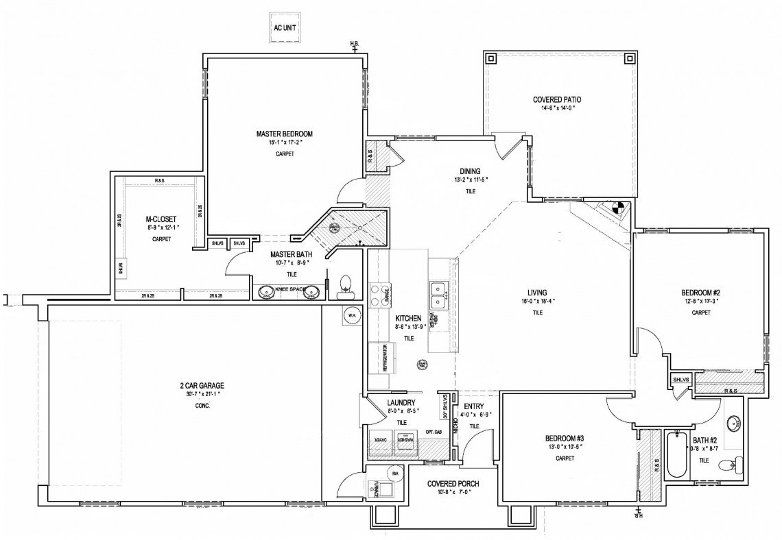 Abiquiu Floorplan - 1655 sq ft