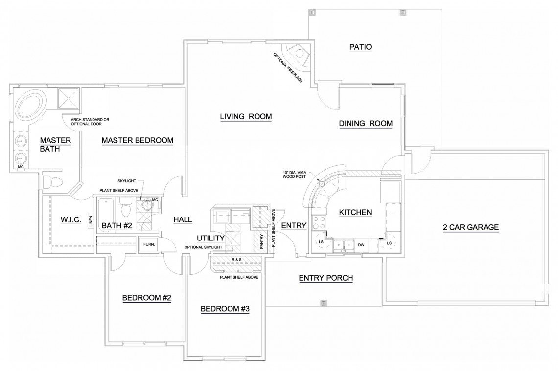 Black Mesa Floorplan - 1,508 sq ft