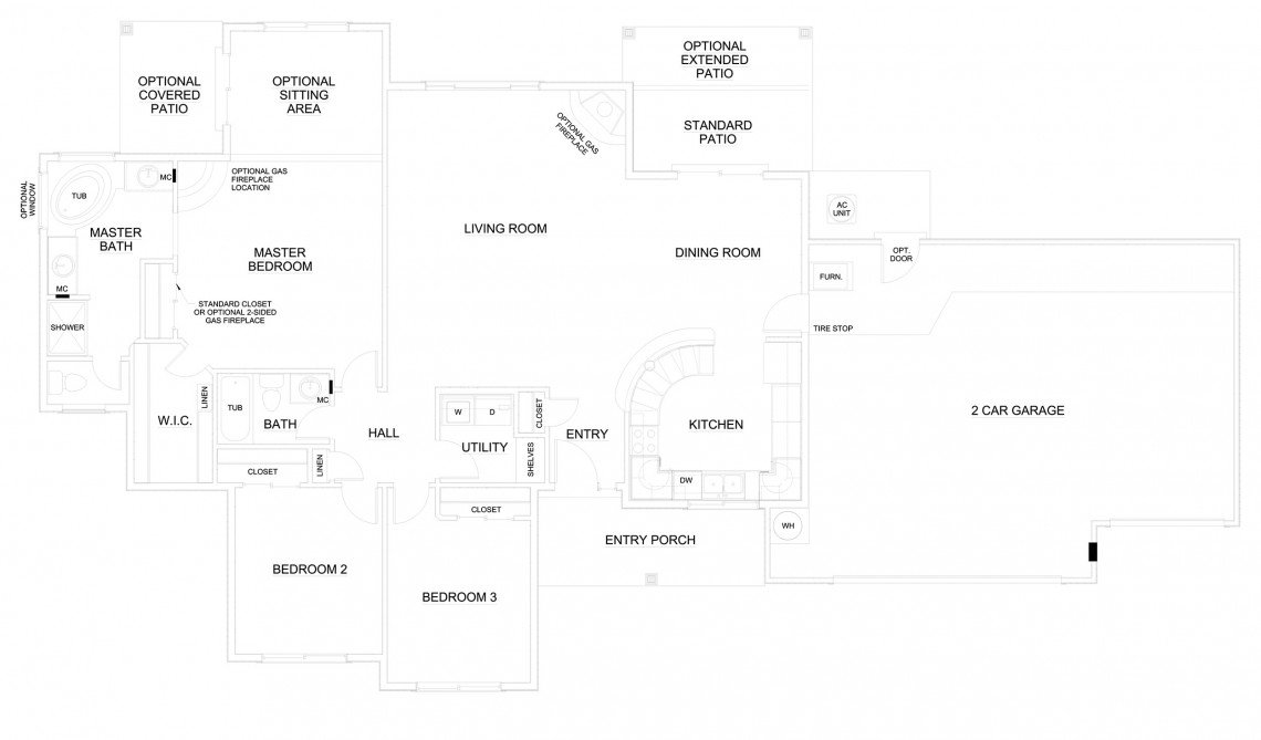 Black Mesa Floorplan - 1,600 sq ft