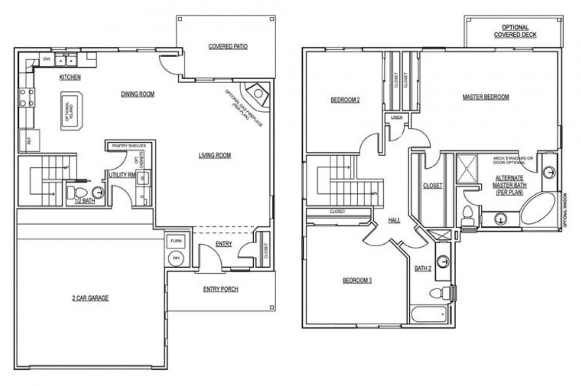 Maple Floorplan - 1,789 sq ft