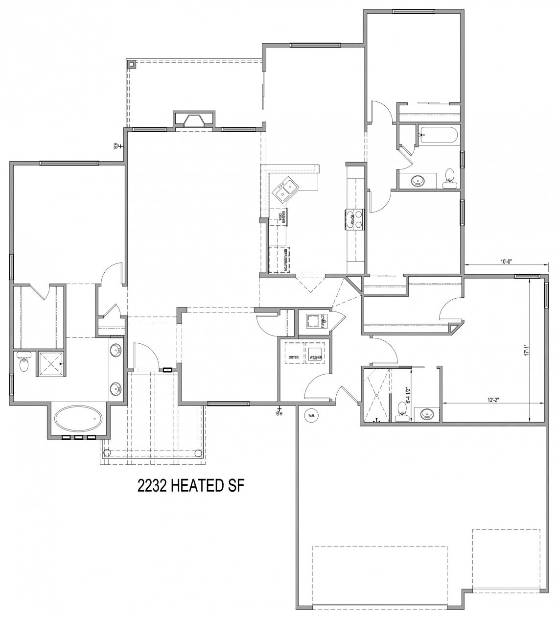 Sunflower Floorplan - 2,232 sq ft