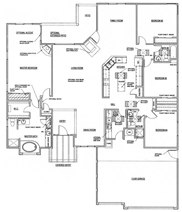 Sunflower Floorplan - 2,508 sq ft